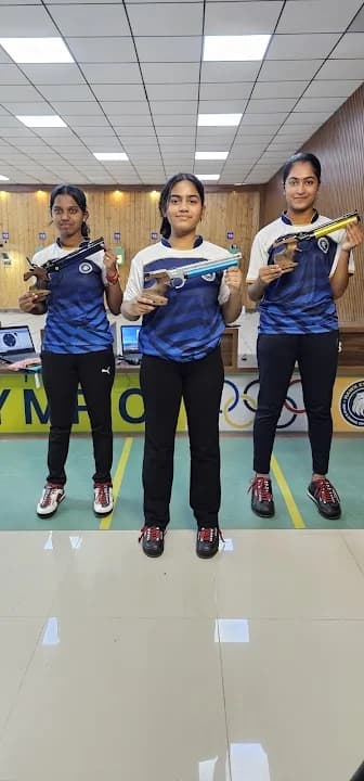 Interior view of HAWK-EYE RIFLE AND PISTOL SHOOTING ACADEMY Electronic City shooting ranges facility in Bangalore