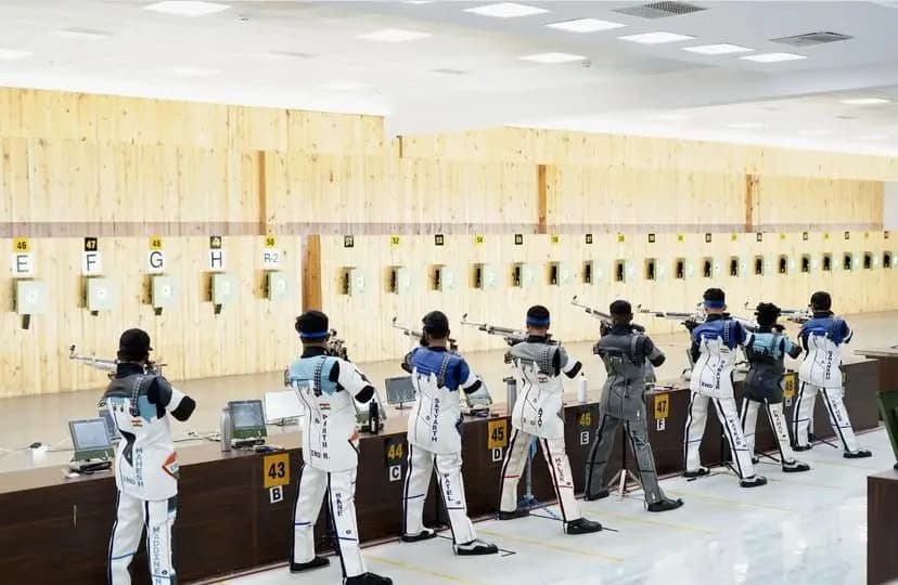 shooting ranges experience at Arjun sports shooting academy at The Koramangala Club located in Bangalore