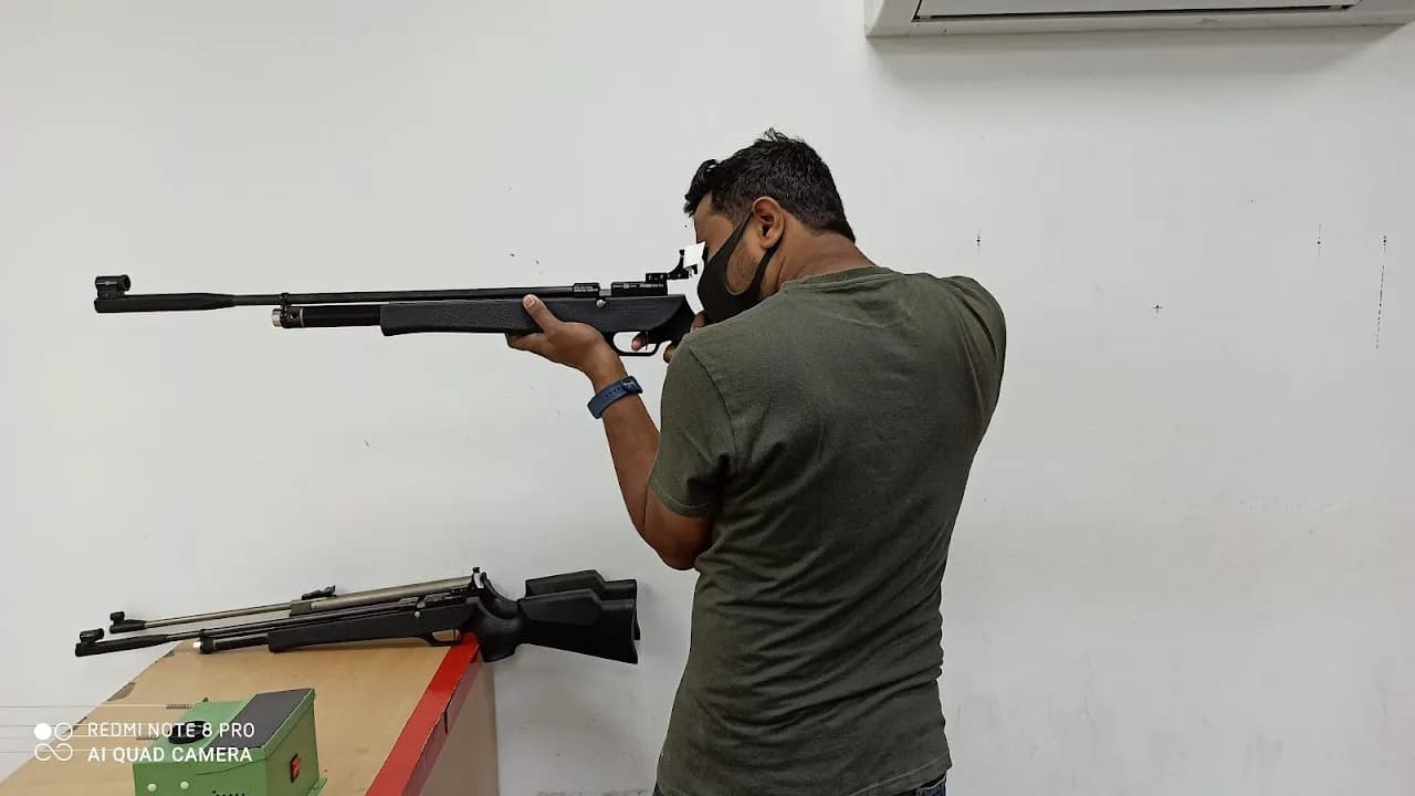 shooting ranges experience at Arjun Sports Shooting Academy At Active Arena located in Bangalore