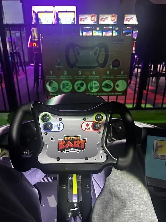 Interior view of BattleKart Sydney vr games facility in Sydney