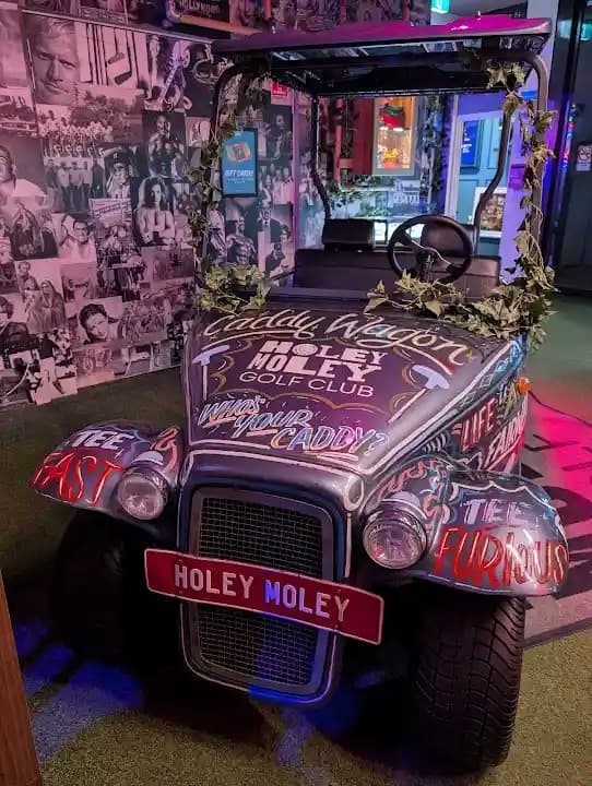 Interior view of Holey Moley Golf Club Darlinghurst escape rooms facility in Sydney