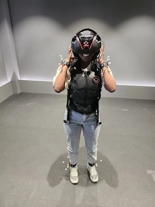 Interior view of Sandbox VR vr games facility in Chicago