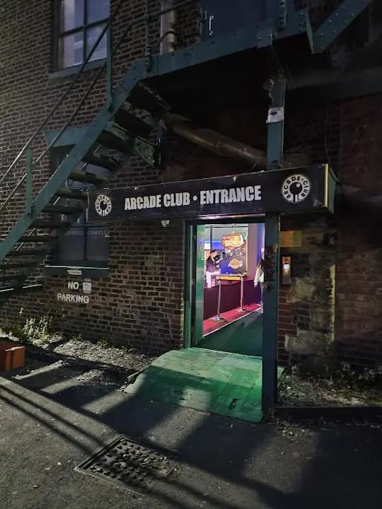 Interior view of Arcade Club vr games facility in Manchester