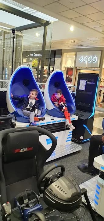 Interior view of ImmotionVR vr games facility in Manchester