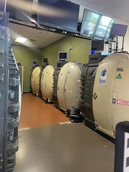 Interior view of MechCorps Entertainment (BattleTech Pods) vr games facility in Houston