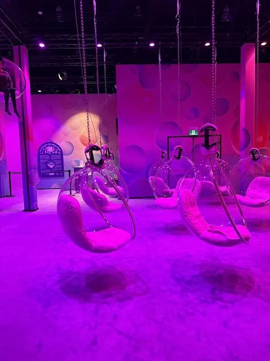 Interior view of Bubble Planet: An Immersive Experience - Toronto vr games facility in Toronto