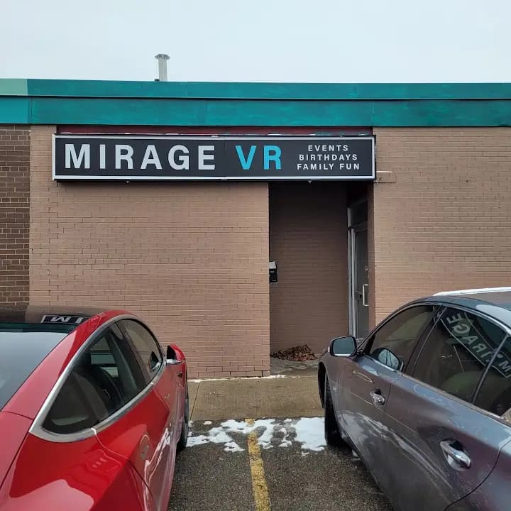 Interior view of Mirage VR vr games facility in Toronto