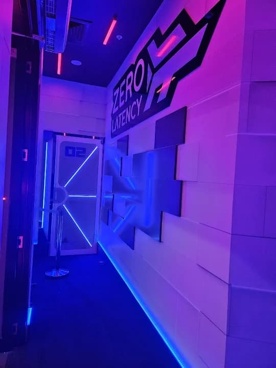 Interior view of Zero Latency VR Docklands vr games facility in Melbourne