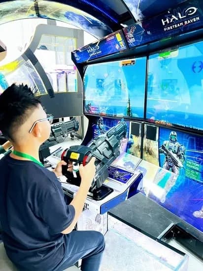 Interior view of Game On Entertainment Centre vr games facility in Melbourne