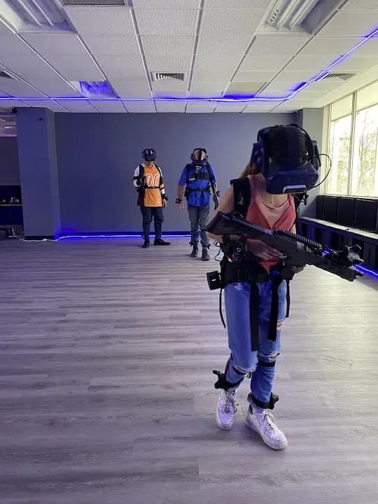 Interior view of Ready Team One vr games facility in Perth