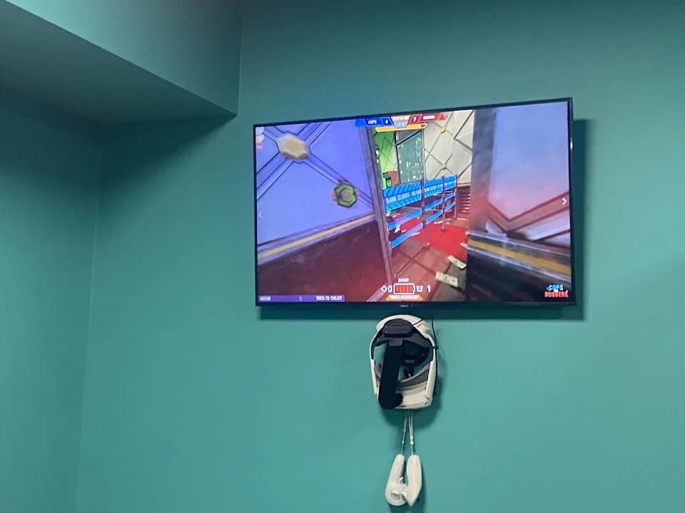 Interior view of obliViaR vr games facility in Leeds