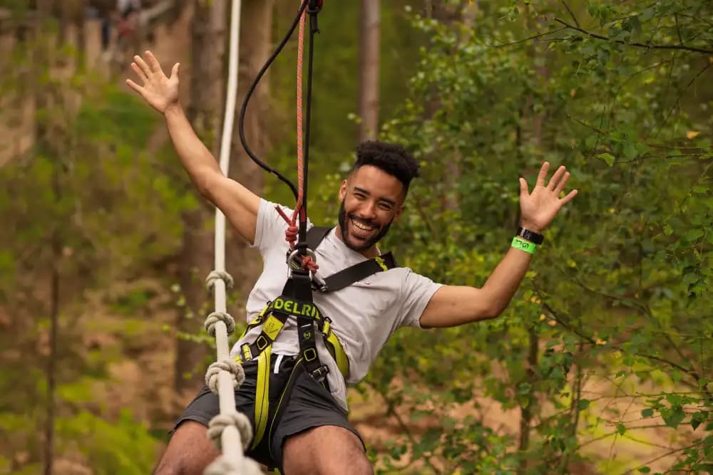 axe throwing experience at Go Ape Temple Newsam located in Leeds