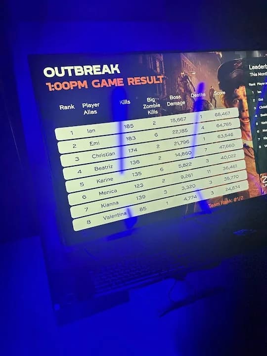 Interior view of Zero Latency VR - Gilbert vr games facility in Phoenix