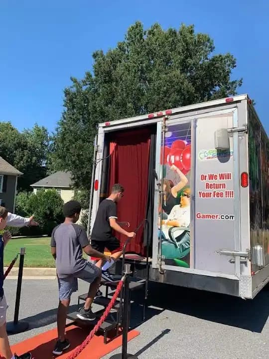 Photo of Atlanta Game Truck Party Rental By Gamer vs Gamer vr games activities in Atlanta