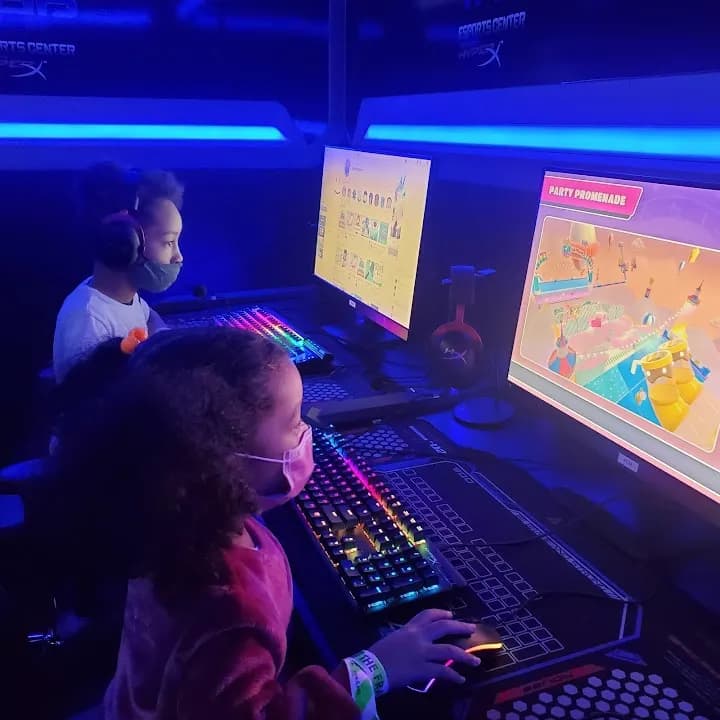 Interior view of TAP Esports Center vr games facility in Philadelphia