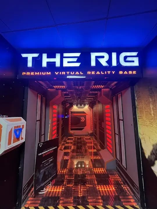 Interior view of The RIG VR Arcade® vr games facility in Bangalore