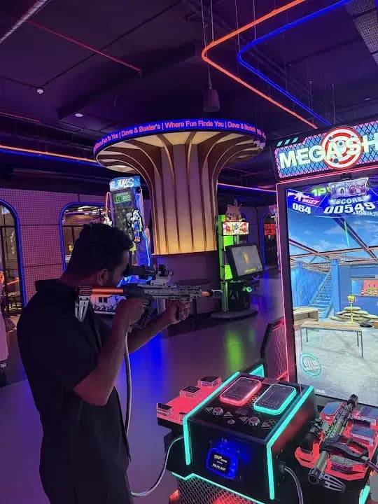 vr games experience at Dave & Buster's Bangalore located in Bangalore