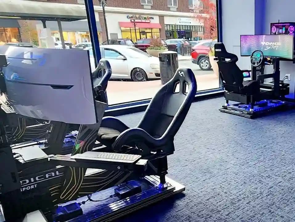 Interior view of NxGn Arena - Laser Tag Near Me - Arcades Near Me - Things to do vr games facility in New York