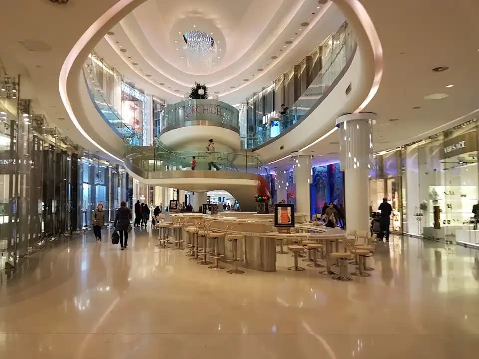 Interior view of Westfield London vr games facility in London