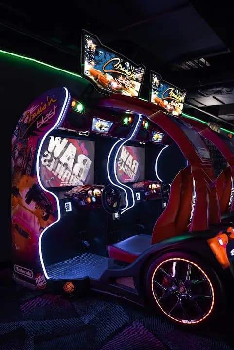 Interior view of Vortex VR Arcade vr games facility in Toronto