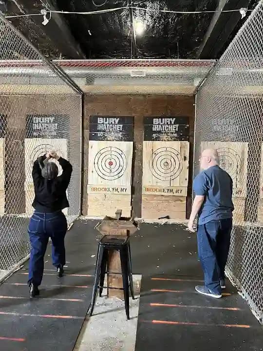 Photo of Bury the Hatchet Axe Throwing Brooklyn axe throwing activities in New York
