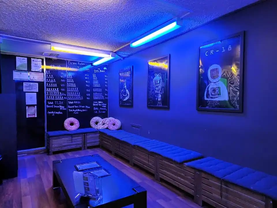 Interior view of Scram Escape Rooms escape rooms facility in Sydney