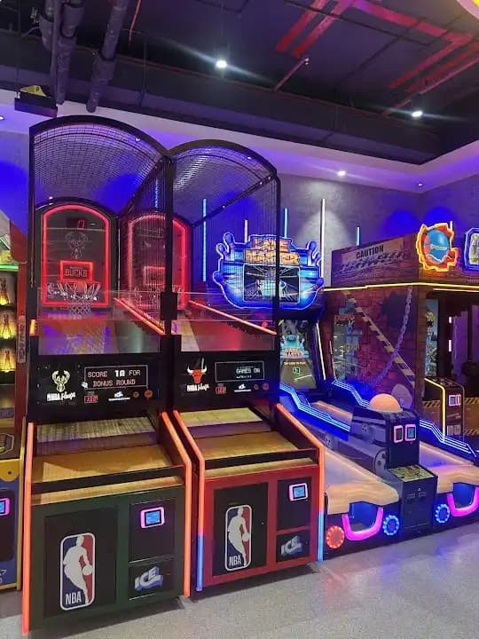 Interior view of Fun City vr games facility in Bangalore