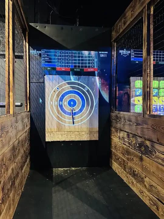 axe throwing experience at The Chopping Block located in Philadelphia