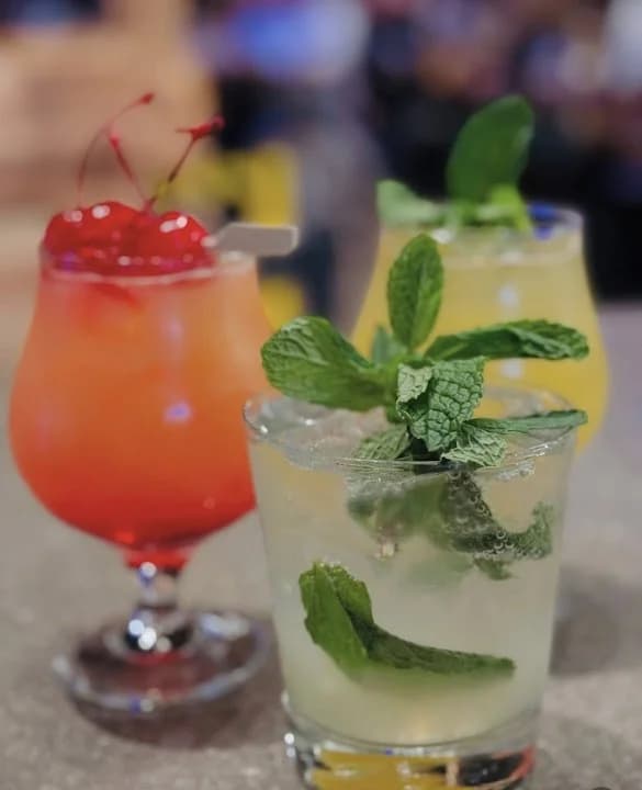 Interior view of The Chopping Block axe throwing facility in Philadelphia