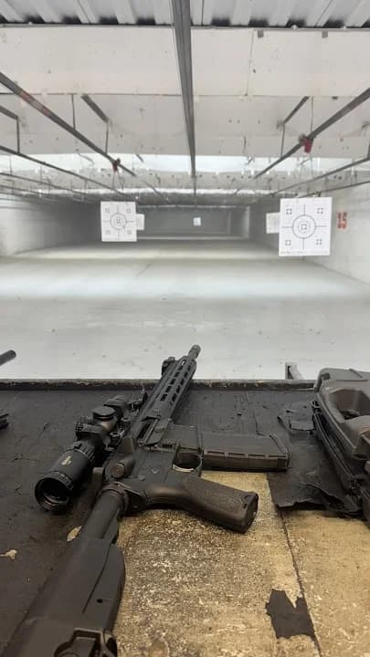 Interior view of Shield Wall Range and Training Facility shooting ranges facility in Austin