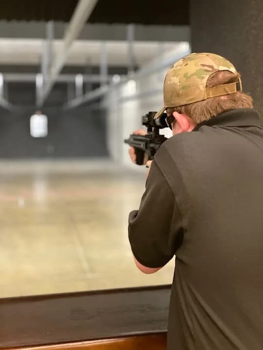 Interior view of Fox Valley Shooting Range shooting ranges facility in Chicago