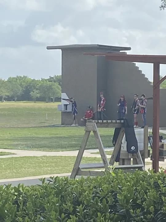 Interior view of Greater Houston Sports Club shooting ranges facility in Houston