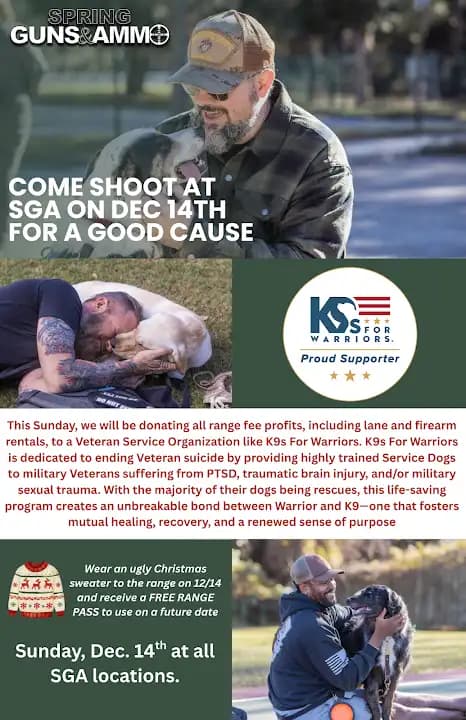 Interior view of Spring Guns & Ammo - The Woodlands shooting ranges facility in Houston