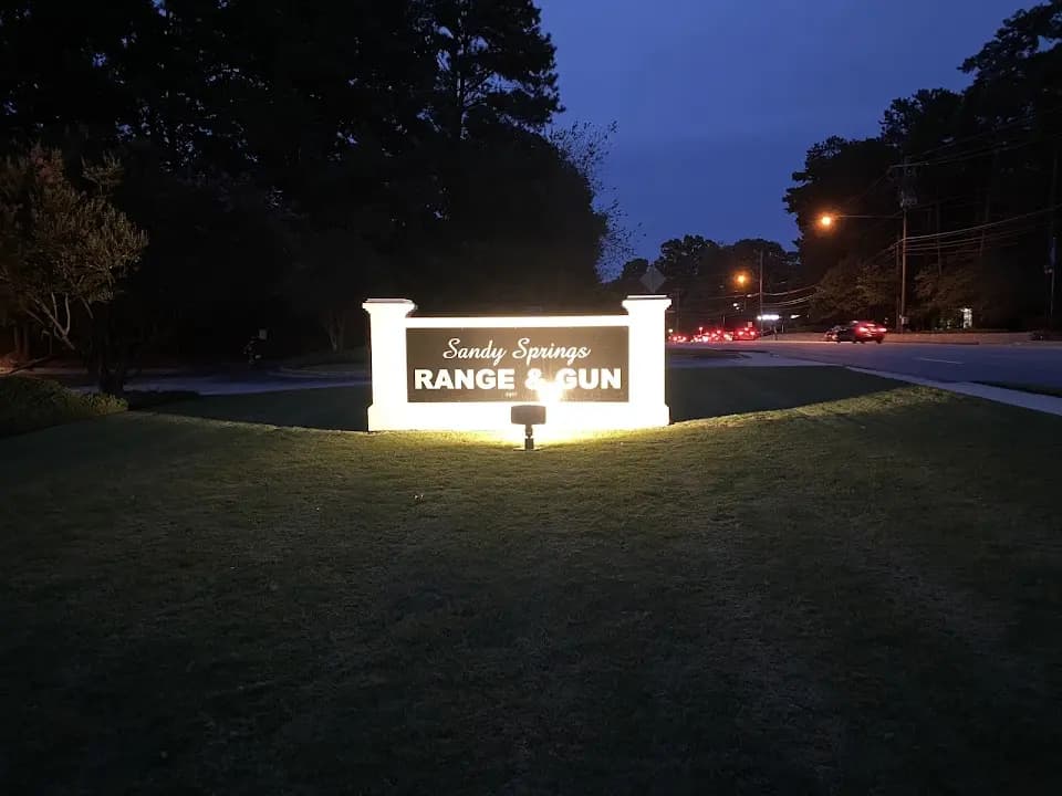 Interior view of Sandy Springs Gun Range shooting ranges facility in Atlanta