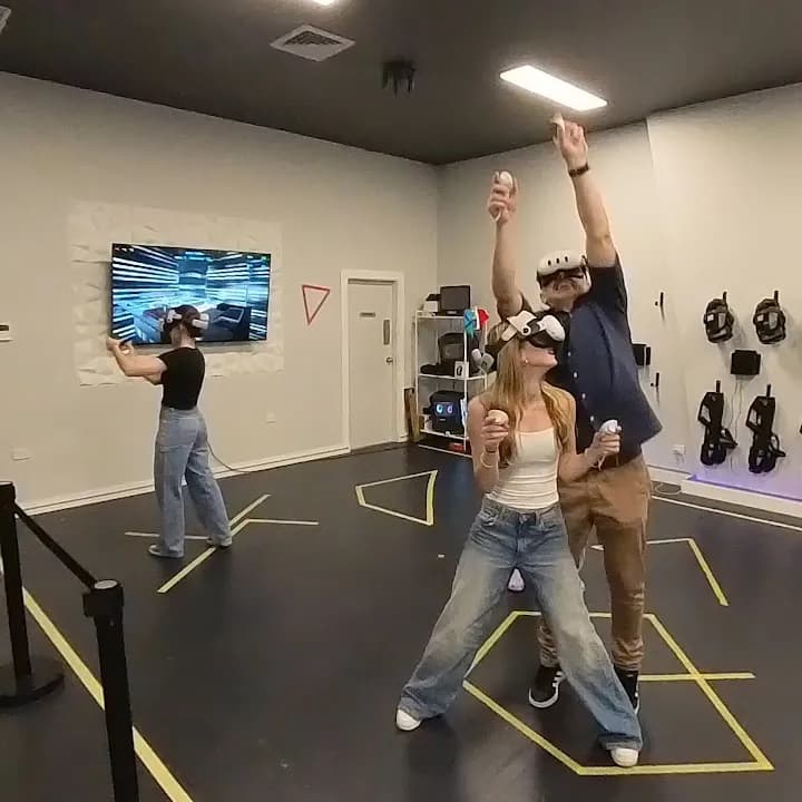 Interior view of Zero Latency VR Parramatta vr games facility in Sydney