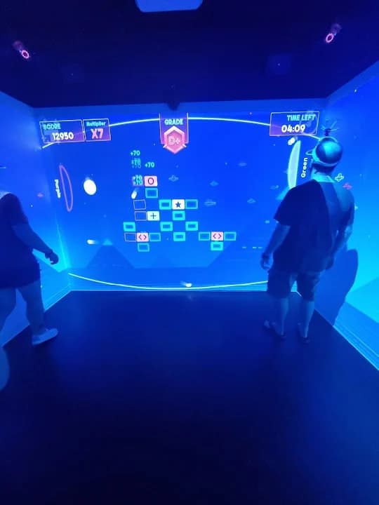Interior view of Immersive Gamebox - Grandscape, The Colony vr games facility in Dallas