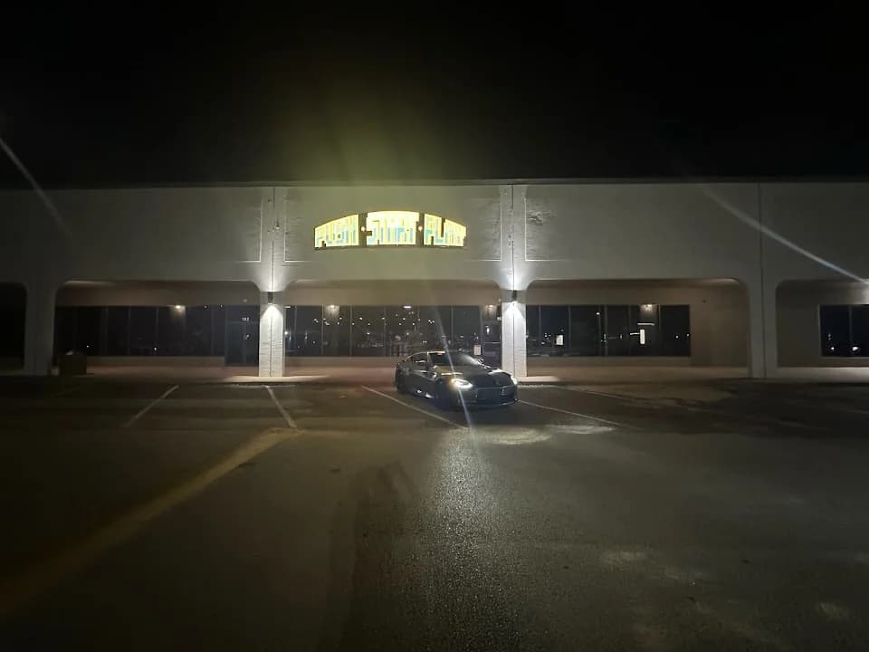 Interior view of PUSH START PLAY Family Entertainment Center vr games facility in Dallas