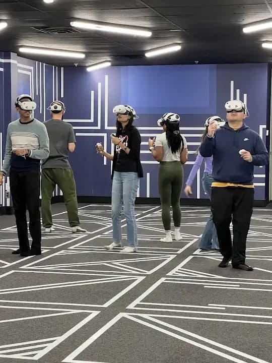 Interior view of Another World VR Arena Mississauga vr games facility in Toronto